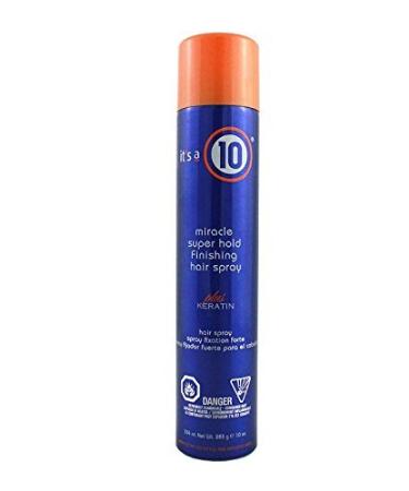 It's A 10 Miracle Super Hold Finishing Hair Spray Plus Keratin 10 Ounce by Its a 10