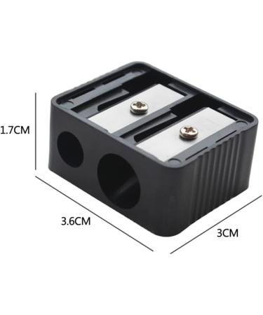 Professional Eyeliner Sharpener - Double Holes for Eyebrow & Lip Liner | Perfect for School & Office Supplies - Buy Online on GoSupps.com
