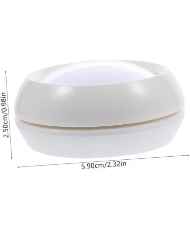BIUDECO 2 Sets Powder Box Empty Powder Case Foundation Make-up Powder Face Powder Makeup Jar Flour Container - Buy Online on GoSupps.com