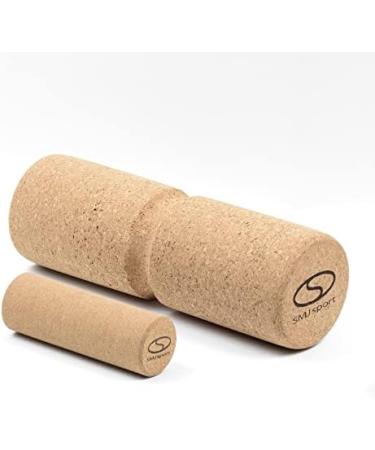 SMJ Cork Fascia Roll Set | 6-Piece Massage & Recovery Kit with Gym Bag | Eco-Friendly Cork Massage Roller Ball & Peanut Double Ball - Buy Online on GoSupps.com