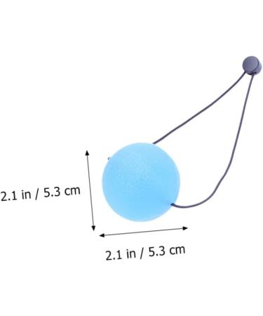 Buy Healvian 5.3cm Blue Handle Exercise Ball - Hand & Wrist Strengthening Device for Fitness Stress Relief & Grip Training - Buy Online on GoSupps.com