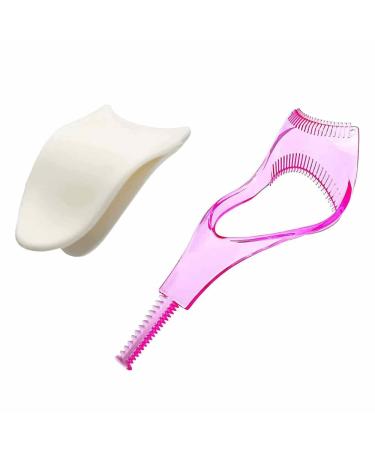 2 Pcs False Eyelashes Applicator Tools Upper Lower Eye Lash Mascara Guard Applicator for Eyelash Makeup Accessory