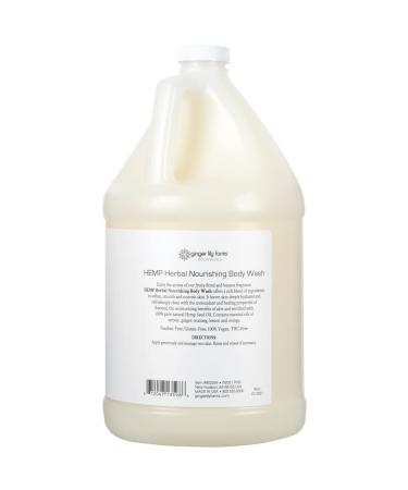 Ginger Lily Farms Botanicals Herbal Nourishing Body Wash with Hemp Seed Oil - Orange Floral 128 Fl Oz - Buy Online on GoSupps.com
