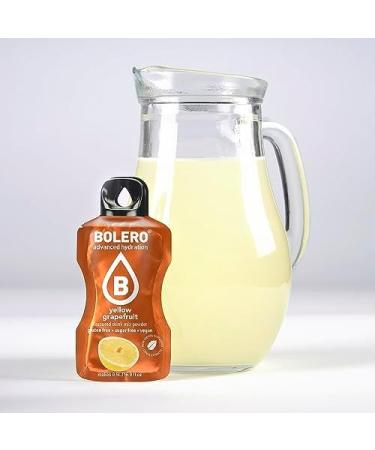 Bolero YELLOW GRAPEFRUIT 24x3g | Sugar-free juice powder sweetened with stevia + vitamin C | for children and athletes | gluten-free vegan | yellow grapefruit flavor - Buy Online on GoSupps.com