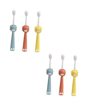Minkissy 6 Stk Wanmao Children's toothbrush toothbrushes for toddlers Extra soft toothbrushes sensitive toothbrush pregnant toothbrush travel daily use accessories baby soft fur