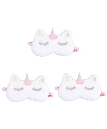 Beaupretty 3pcs Child Goggles Hairy White 1 Count (Pack of 1) Whitex3pcs