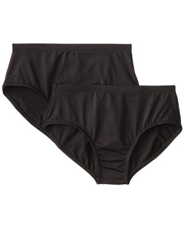 Clementine Little Girls' Athletic Brief 2Pack Little Girls (2-7) 4-6 Black