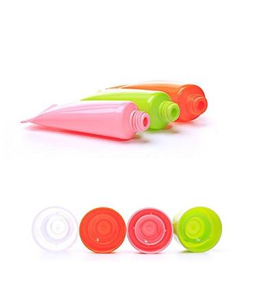 24 Pack 5ml Empty Refillable Plastic Tubes for Shampoo Shower Gel Body Lotion - Random Colors - Buy Online on GoSupps.com