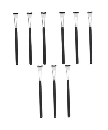 NOLITOY 9 Pcs Fish Tail Brush Portable Nose Brush Makeup Brushes for Nose Brush for Nose Makeup Nose Contour Makeup Brush Contour Brush Makeup Tool Nose Shadow Brush Women Makeup Brush 18.50X1.00X1.00CMx3pcs As Shown 1x3pcs