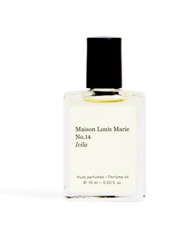 Maison Louis Marie - No.14 Icila Natural Roll-On Perfume Oil | Luxury Clean Beauty + Non-Toxic Fragrance (0.5 fl oz | 15 ml)