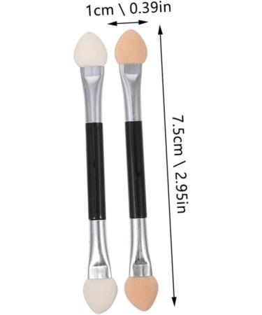 PLAFOPE 40pcs Latex Eye Shadow Stick Portable Makeup Professional Eyeshadow Sponge Aluminum - Buy Online on GoSupps.com