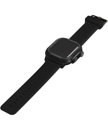 Waterproof Silicone Apple Watch Band Case - 44mm Series 4/5/6/SE | Drop & Shockproof Black iWatch Cover - Buy Online on GoSupps.com