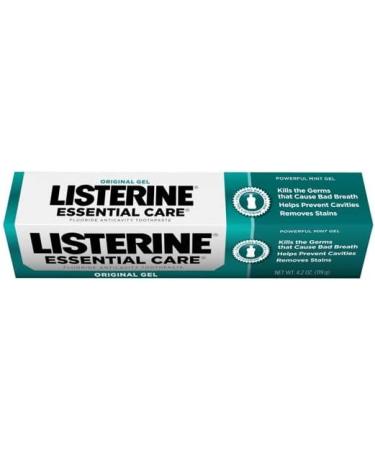LISTERINE Essential Care Toothpaste Gel 4.20 oz (Pack of 12) - Oral Care Bundle - Buy Online on GoSupps.com