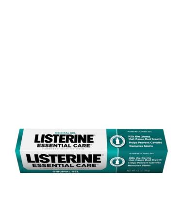 Listerine Essential Care Toothpaste Gel 4.20 oz (Pack of 5) - Oral Care Bundle - Buy Online on GoSupps.com