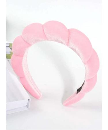 COMYX Bubble Headband for Women - Pink Spa Headband for Makeup, Skincare, Face Washing, Shower & Makeup Removal - Buy Online on GoSupps.com