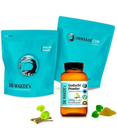 Dr. Wakde's 500g Guduchi Powder (Giloy) - Pure Raw Ayurvedic Herb - Vegan, Same Day Dispatch - Buy Online on GoSupps.com