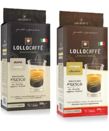 Lollo Caffe 250g | Crema Classico Coffee Powder Moka | Artisan Italian Coffee from Napoli (Crema Classico) Crema Classico 250 g (Pack of 1) - Buy Online on GoSupps.com