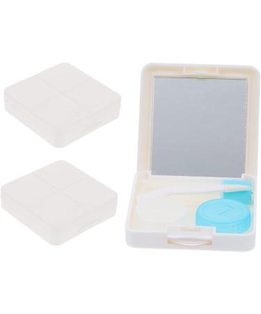 Ultechnovo 9-Sentence Contact Lens Container Set | 3PCS Case with Applicator & Removal Tool | Compact Lens Tank with Mirror - Ideal for Travel - Buy Online on GoSupps.com