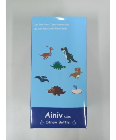 Ainiv Sippy Cup 480ML/16OZ Kids Drink Bottle with Straw - Leak-Proof BPA-Free Red (Cleaning Brush Included) - Buy Online on GoSupps.com