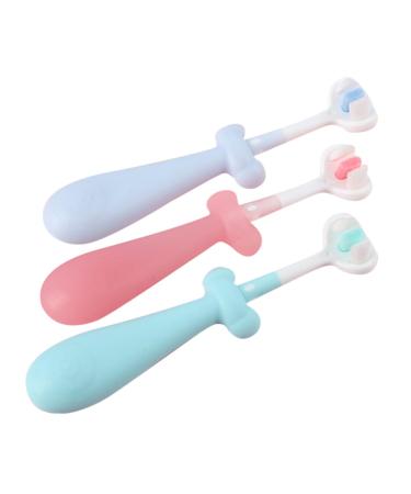 Magiclulu 3 piece of children's toothbrush toddler toothbrush sweet toothbrush for children sweet toothbrush for toddlers baby toothbrush sweet toothbrush for children toothbrush for babies