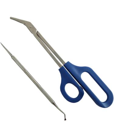 minkissy 2 Sets Manicure Kit Grooming Kit Everyday Dal Daily Life Best Drill Bits for Stainless Steel for a Friend Silver Color Long Handle Limas De U as Nail Nursing Kit Elder - Buy Online on GoSupps.com