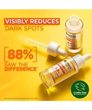 Garnier Skin Naturals Brightening Serum 30ml - Glow & Anti-Dark Spots - Buy Online on GoSupps.com