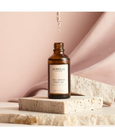 Cell Repair Night Oil | Baobab & Neroli Overnight Treatment | Natural Ingredients | Aurelia London 30ml - Buy Online on GoSupps.com