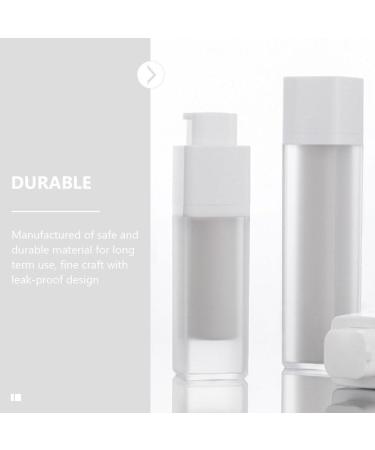 Beaupretty 30ml Empty Refillable Airless Pump Bottle Airless Press Pump Bottle Travel Vacuum Bottle Airless Cosmetic Pump Bottle for Cream Lotions - Buy Online on GoSupps.com