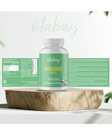 Vitabay High-Dose Artichoke Extract Capsules - 720 Vegan Capsules for Digestive Health - Buy Online on GoSupps.com