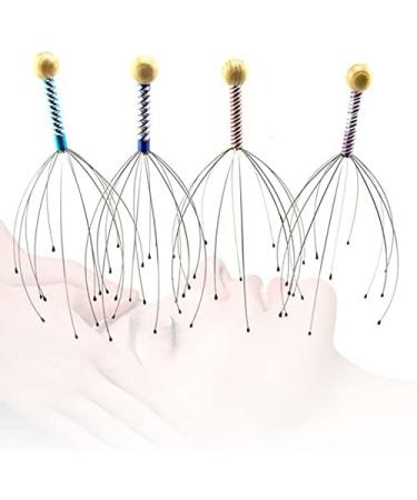 Greattangle-u Relaxing Head Massage Gripper | Engraved Steel Wire Scalp Massager for Stress Relief | International Shipping Available - Buy Online on GoSupps.com