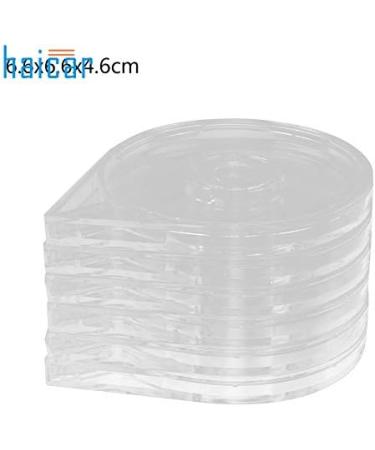 Nail Art Tools HAICAR 6Pcs Portable Nail Rolls Striping Layer Case Nail Decorative Line Tool Box High Quality - (Color: Clear) - Buy Online on GoSupps.com