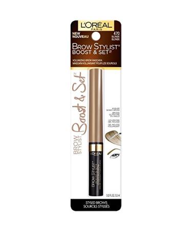 L'Oreal Paris Cosmetics Brow Stylist Boost and Set Brow Mascara Blonde - 1 Tube - Buy Online on GoSupps.com