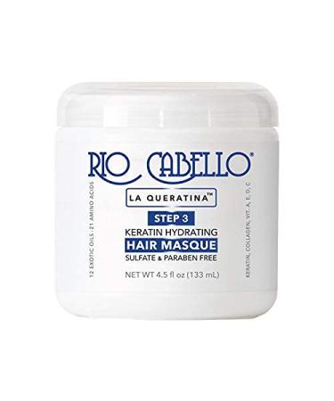 Keratin Hydrating Hair Mask | 12 Exotic Oils & Natural Ingredients for Dry/Damaged Hair | 4.5 oz - Intense Moisture & Repair - Buy Online on GoSupps.com