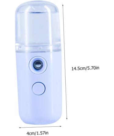 BIUDECO 1pc Portable Humidifier Plastic Humidifier Face Mist Sprayer Creative Humidifier Beauty Tool Skin Moistener Beauty Sprayer Spray Humidifier Women Humidifier Face Humidifier 14.5X4CM Blue - Buy Online on GoSupps.com