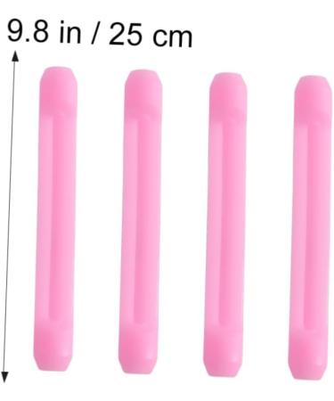 TOVINANNA 5 Pairs Silicone Eyeglass Legs - Anti-Slip Ear Hooks & Accessories for Sunglasses - Medium Pink - International Shipping Available - Buy Online on GoSupps.com