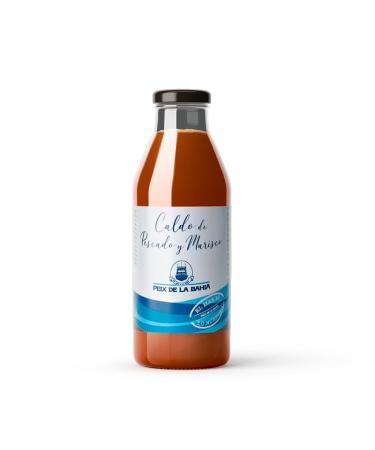 Fish and seafood broth from Peix from Santa Pola Bay, 950 ml, concentrated Punta Aljibe