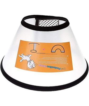 Mogokoyo Pet E-Collar: Wound Healing Cone for Surgery Recovery - Neck Girth 14.1-15.0, Depth 7.5 - Buy Online on GoSupps.com