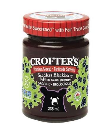 Crofters Organic Just Fruit Spread - BlackBerry 235 Millilitre (Pack of 3)