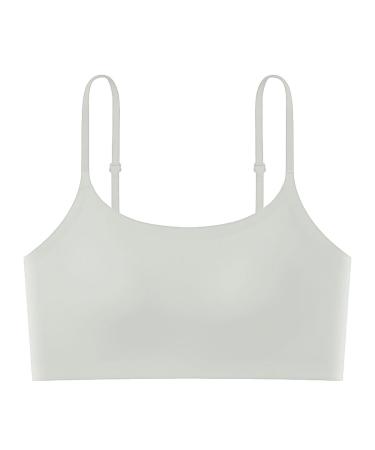 Women's Scoop Neck Adjustable Strap Bras Khaki XL