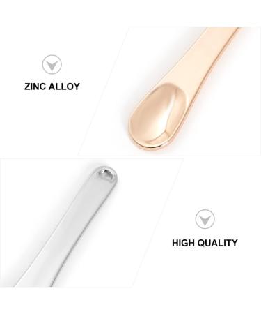 9St Mini Spatula & Spoon Set for Face & Eye Cream - Zinc Alloy Cosmetic Applicator & Skin Care Tool - Buy Online on GoSupps.com