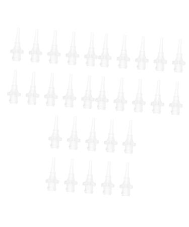 Hemoton 30 Pcs Ear Cleaning Nozzle Ear Cleaning Tips Ear Wax Removal Ear Washer Bottle Tips Camera Kit Ear Cleaner Kit Cleaning Supplies Kit Ear Washer Disposable Tips Ear Washer Tool PVC Transparentx3pcs 3X1.2CMx3pcs