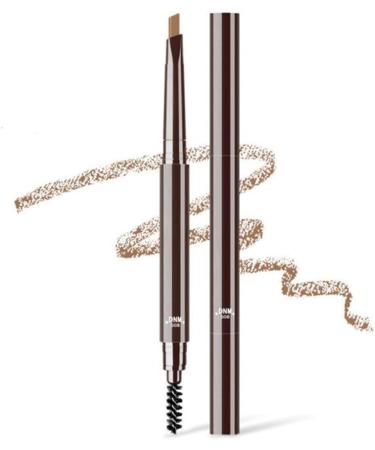 Maedack Eyebrow Pen - 1PCS Makeup Double Head Automatic Eyebrow Pencil Natural Waterproof Lasting Eyebrow Pen with Eyebrow Brush gray coffee - Buy Online on GoSupps.com