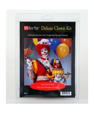 Ben Nye Clown Makeup Kit - Deluxe Whiteface DK-1 | Perfect for Professional Clown Looks - Buy Online on GoSupps.com