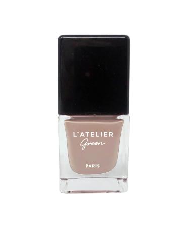 L Atelier Green Paris - Breathable 85% Plant-Based Halal & Vegan Nail Polish. Infused with Organic Oils Made in France - 10.5ml (Business As Usual)