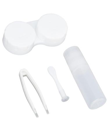 Biitfuu Contact Lens Case - Portable Cartoon Love Series for Office | Durable Plastic - Black Side Love - Buy Online on GoSupps.com