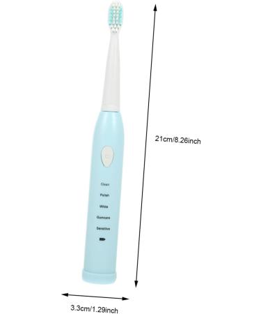 Buy Beavorty Electric Toothbrush for Kids - Soft Bristle Replacement Heads Waterproof & Automatic Cleaning Brush - Blue (1 Pack) - Buy Online on GoSupps.com