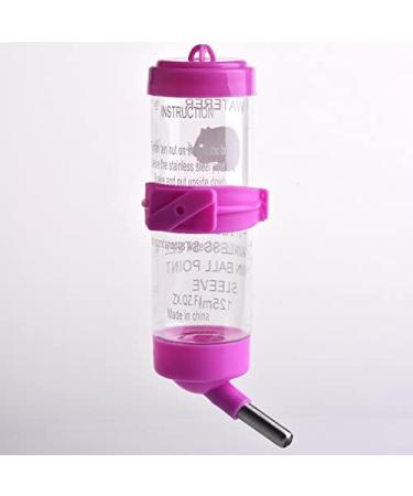 Hypeety 125ML Hamster Cage Water Bottle Feeder Bowl 1Pcs - Random Color | Ideal for Parrots, Mice, Rats, Gerbils - Buy Online on GoSupps.com