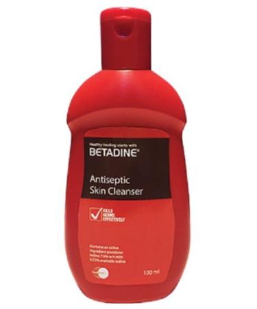 BETADINE SKIN CLEANSER 100ML Antiseptic cleanser against germs on the skin