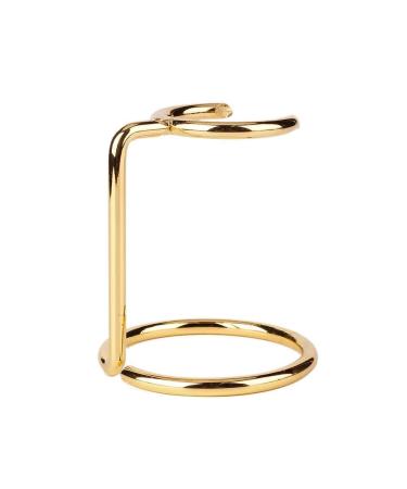 Men's Gold Stainless Steel Shaving Brush Stand | Premium Shaver Holder for Home & Travel | Luxury Shaving Accessories - Buy Online on GoSupps.com