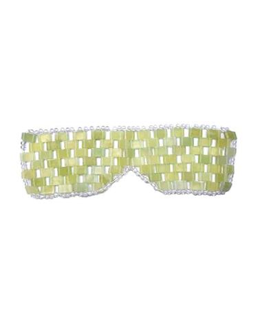 Eye Mask 100% All Natural Jade Stones Soothing Cooling Detoxifying Hot or Cold Therapy